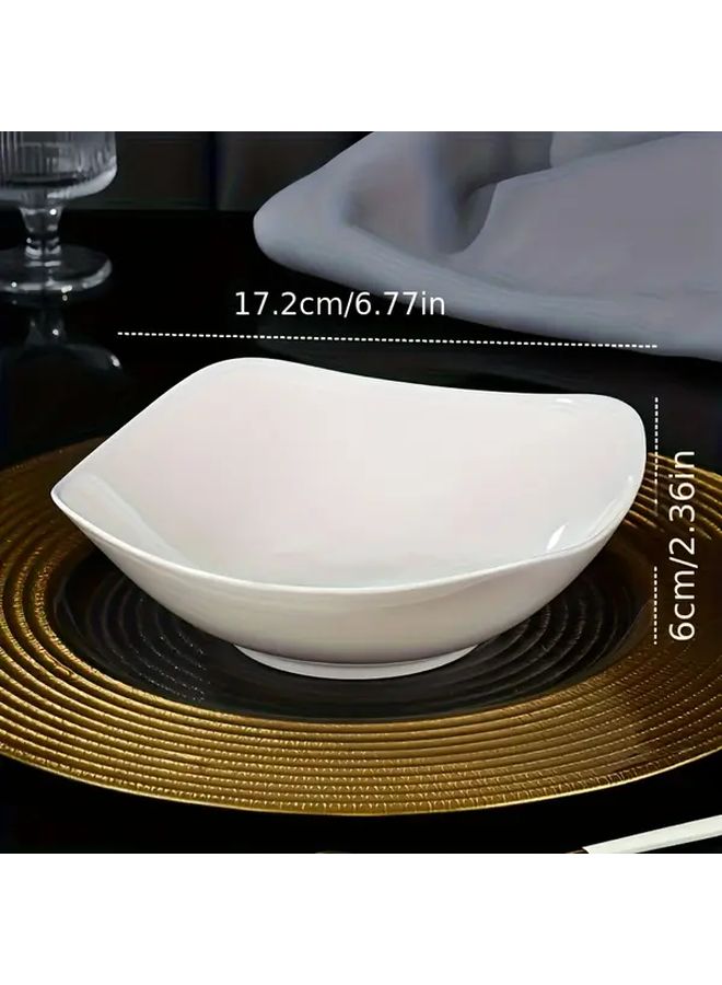 Square Dish Set 1pcs Reusable Microwave Dishwasher Safe for Outdoor RV Use - Image 3